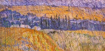 Paysage sous la pluie Vincent van Gogh Peinture à l'huile